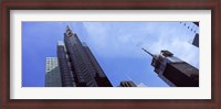 Framed Low angle view of skyscrapers in a city, New York City, New York State, USA 2011