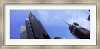 Framed Low angle view of skyscrapers in a city, New York City, New York State, USA 2011