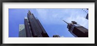 Framed Low angle view of skyscrapers in a city, New York City, New York State, USA 2011