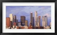 Framed Los Angeles skyline, Los Angeles County, California, USA