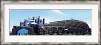 Framed Football stadium in a city, Bank of America Stadium, Charlotte, Mecklenburg County, North Carolina, USA