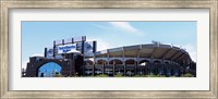 Framed Football stadium in a city, Bank of America Stadium, Charlotte, Mecklenburg County, North Carolina, USA