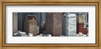 Framed Skyscrapers in the financial district, San Francisco, California, USA