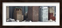 Framed Skyscrapers in the financial district, San Francisco, California, USA