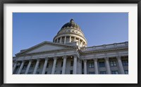 Framed Low angle view of the Utah State Capitol Building, Salt Lake City, Utah