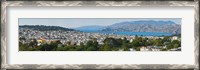 Framed High angle view of a city, Richmond District, Lincoln Park, San Francisco, California, USA