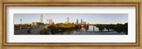 Framed Skyscrapers in a city, Lamar Street Pedestrian Bridge, Austin, Texas, USA