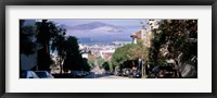 Framed Street scene, San Francisco, California, USA