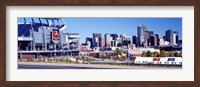 Framed Stadium in a city, Sports Authority Field at Mile High, Denver, Denver County, Colorado
