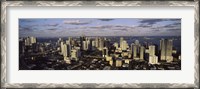 Framed Clouds over the city skyline, Miami, Florida