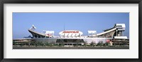 Framed Football stadium, Arrowhead Stadium, Kansas City, Missouri