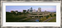 Framed Highway interchange, Kansas City, Missouri, USA