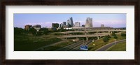 Framed Highway interchange, Kansas City, Missouri, USA