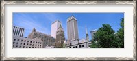 Framed Low angle view of downtown buildings, Tulsa, Oklahoma