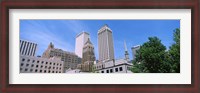 Framed Low angle view of downtown buildings, Tulsa, Oklahoma