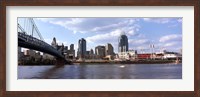 Framed Bridge across the Ohio River, Cincinnati, Hamilton County, Ohio