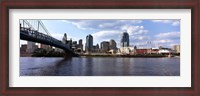 Framed Bridge across the Ohio River, Cincinnati, Hamilton County, Ohio, USA