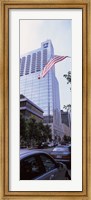 Framed Skyscraper in a city, PNC Plaza, Raleigh, Wake County, North Carolina, USA