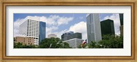 Framed Downtown Houston, Texas, USA