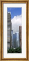 Framed Wedge Tower, ExxonMobil Building, Chevron Building, Houston, Texas