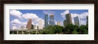 Framed Wedge Tower, ExxonMobil Building, Chevron Building from a Distance, Houston, Texas, USA