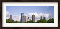 Framed Wedge Tower, ExxonMobil Building, Chevron Building, Houston, Texas (horizontal)