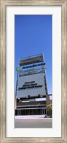 Framed Sign board at a convention center, Century Link Center, Omaha, Nebraska, USA