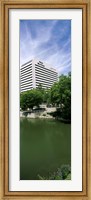 Framed Building at the waterfront, Qwest Building, Omaha, Nebraska, USA