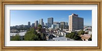 Framed View over Oakland from Adams Point, California