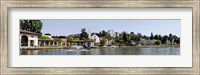 Framed Lake Merritt in Oakland, California, USA