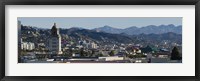 Framed High angle view of Beverly Hills, West Hollywood, Hollywood Hills, California