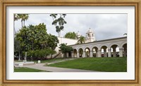 Framed Colonnade in Balboa Park, San Diego, California, USA