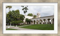 Framed Colonnade in Balboa Park, San Diego, California, USA