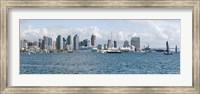 Framed San Diego as seen from the Water