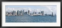 Framed San Diego as seen from the Water