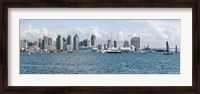 Framed San Diego as seen from the Water