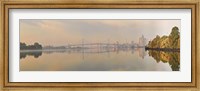 Framed Bridge across a river, Benjamin Franklin Bridge, Delaware River, Philadelphia, Pennsylvania, USA