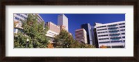 Framed Low angle view of buildings in a city, Sheraton Downtown Denver Hotel, Denver, Colorado, USA