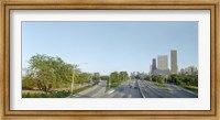 Framed Skyscrapers in a city, Lake Shore Drive, Chicago, Cook County, Illinois, USA