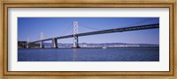Framed Bay Bridge, San Francisco, CA
