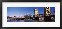 Framed Tower Bridge, Sacramento, CA, USA