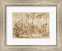 Framed Apollo and the Muses on Mount Parnassus