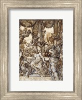 Framed Cybele before the Council of the Gods