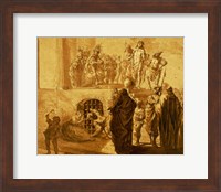 Framed Christ Before Pilate