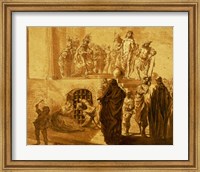 Framed Christ Before Pilate
