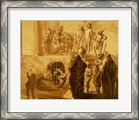 Framed Christ Before Pilate