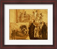 Framed Christ Before Pilate