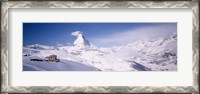 Framed Hotel on a polar landscape, Matterhorn, Zermatt, Switzerland