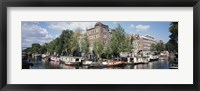 Framed Netherlands, Amsterdam, intersecting channels