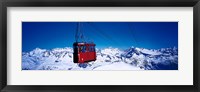 Framed Cable Car Andermatt Switzerland